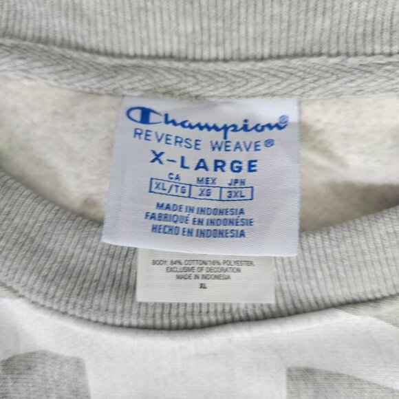 Champion XL Reverse Weave Crew Sweatshirt Heavyweight Cotton Blend XL NWT - Picture 8 of 10
